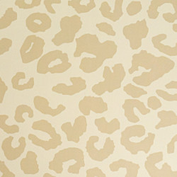 Leopard-Print Canvas with a Natural Beige Background - Maison Klem