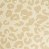 Leopard-Print Canvas with a Natural Beige Background - Maison Klem
