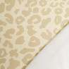 Leopard-Print Canvas with a Natural Beige Background - Maison Klem