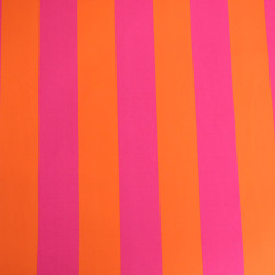Pink and Orange Striped Canvas - Maison Klem