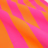 Pink and Orange Striped Canvas - Maison Klem