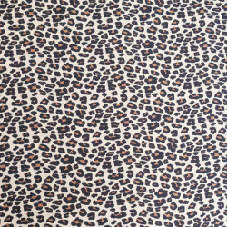 Leopard Print Cotton Poplin - Maison Klem