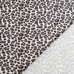 Leopard Print Cotton Poplin - Maison Klem