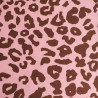 Viscose Poplin with "Savane Rose Cacao" Print - Maison Klem
