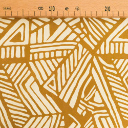 Popeline de Viscose Imprimé Ethnica - Maison Klem