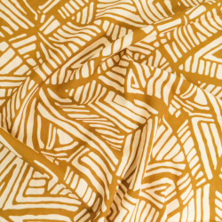 Popeline de Viscose Imprimé Ethnica - Maison Klem