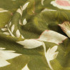 Viscose Lin Imprimé Clara Vert Rose - Maison Klem