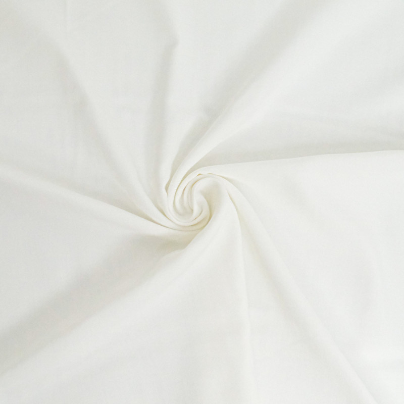 White Bamboo-Cotton Gauze - Maison Klem