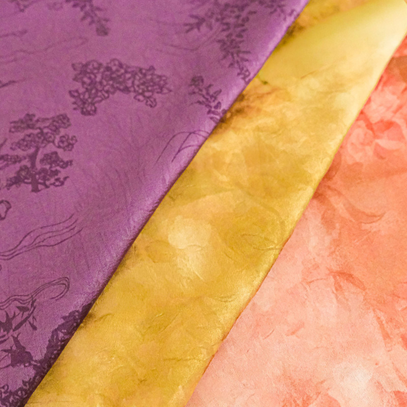 Silk-Effect Jacquard Fabric - Maison Klem