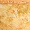 Romantic Silk-Effect Jacquard Fabric in Ochre - Maison Klem