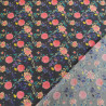 Sonia Printed Cotton Scarf with Green Background - Maison Klem