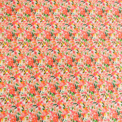 Flower Pop Printed Cotton Scarf - Maison Klem
