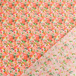 Flower Pop Printed Cotton Scarf - Maison Klem