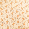 Cosy Bear Printed Cotton Scarf - Maison Klem