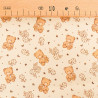 Cosy Bear Printed Cotton Scarf - Maison Klem