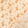 Cosy Bear Printed Cotton Scarf - Maison Klem