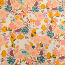 Bloom Printed Cotton Scarf - Maison Klem