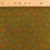 Green and Orange "Indian Vibes" Printed Cotton Scarf - Maison Klem