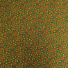 Green and Ochre "Indian Vibes" Printed Cotton Scarf - Maison Klem