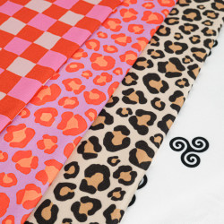 Printed Microfiber Towel with Terry Back - Maison Klem