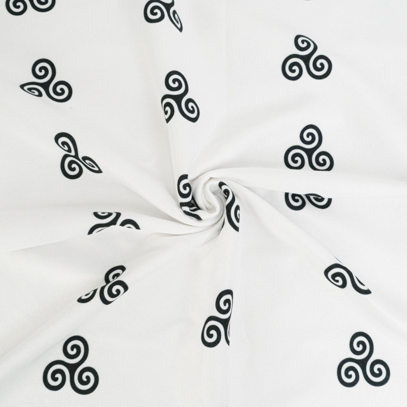 Microfiber Sponge with Breton Print, Terry Cloth Reverse- Maison Klem