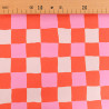 Microfiber Towel with Checkered Print and Terry Back - Maison Klem