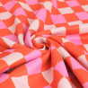 Microfiber sponge checkered print Terry Cloth Backin - Maison Klem