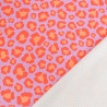Eponge Microfibre Imprimé Léo Orange Mauve - Maison Klem