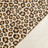 Leopard-Print Microfiber Towel with Terry Back - Maison Klem