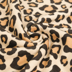 Leopard Print Microfiber Sponge with Terry Cloth Backing - Maison Klem