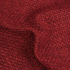 Velours Tissé Farreli Bordeaux - Maison Klem