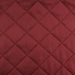 Bordeaux Quilted Velvet - Vanya - Maison Klem