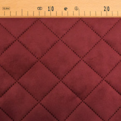 Bordeaux Quilted Velvet - Vanya - Maison Klem