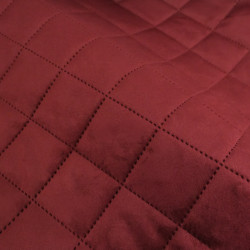 Bordeaux Quilted Velvet - Vanya - Maison Klem