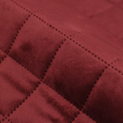 Bordeaux Quilted Velvet - Vanya - Maison Klem