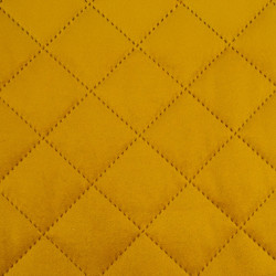 Mustard Quilted Velvet - Vanya - Maison Klem