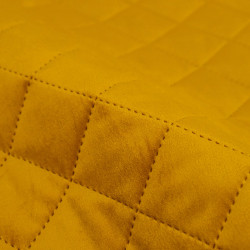 Mustard Quilted Velvet - Vanya - Maison Klem