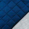 Velours Matelassé Navy - Vanya - Maison Klem