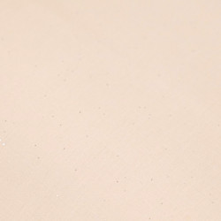 Popeline de Coton Pailletée Argent Nude - Maison Klem