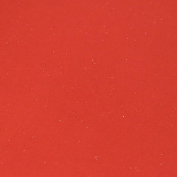 Popeline de Coton Pailletée Argent Terracotta - Maison Klem