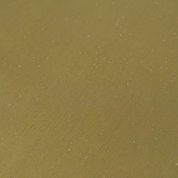 Khaki Cotton Poplin with Silver Sequins - Maison Klem