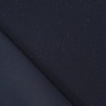 Navy Blue Silver Sequined Cotton Poplin - Maison Klem