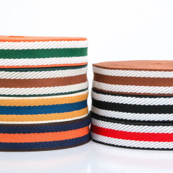 38mm Sport Chevron Stripe Strap- Maison Klem