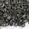 11mm Speckled Gray Iron Pearl Stud - Maison Klem