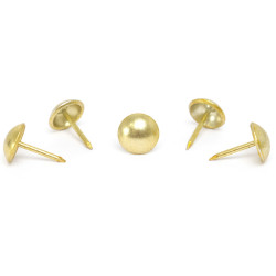 11mm brass-plated iron nails - Maison Klem