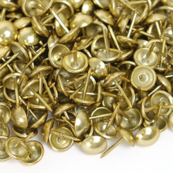 11mm brass-plated iron nails - Maison Klem
