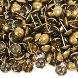 11mm Antique Brass Iron Pearl Stud - Maison Klem