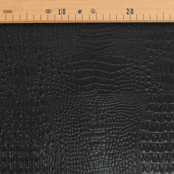 Simili Cuir Noir - Timsah - Maison Klem