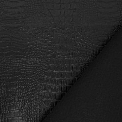 Simili Cuir Noir - Timsah - Maison Klem