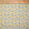Yellow Floral Cotton Fabric - Maison Klem